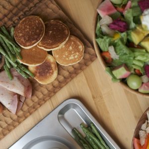 Alternative view of 鎚目紋｜天然柚木 方盤 泰國製