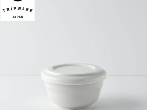 Alternative view of Trip Ware｜美濃燒 再生陶器 圓碗蓋組 (經典白)