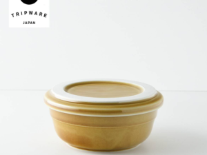 Trip Ware｜美濃燒 再生陶器 圓碗蓋組 (焦糖棕)