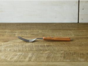 Alternative view of 燕三條｜橄欖木柄 不鏽鋼 大餐叉