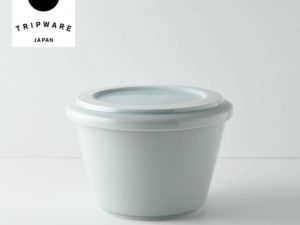 Trip Ware｜美濃燒 再生陶器 直碗蓋組 (水釉藍)