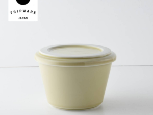 Trip Ware|美濃燒 再生陶器 直碗蓋組 (象牙米)