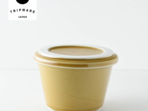 Trip Ware｜美濃燒 再生陶器 直碗蓋組 (焦糖棕)