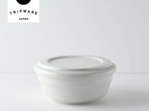 Trip Ware|美濃燒 再生陶器 圓碗蓋組 (經典白)