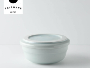 Trip Ware|美濃燒 再生陶器 圓碗蓋組 (水釉藍)