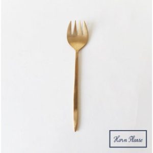 Horn Please|工匠手作 黃銅 大餐叉