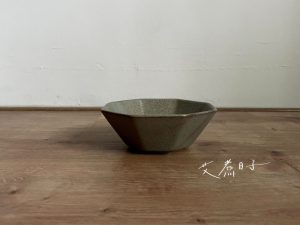 Ancient Pottery｜古陶 美濃燒 八角缽 (復古灰綠)