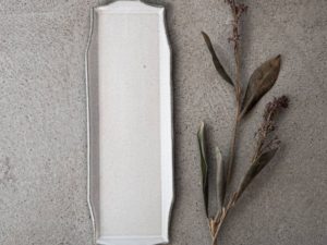 Rim｜古典 壽山窯 長方盤S (霧霾灰)