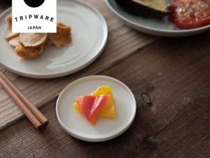 Alternative view of Trip Ware｜美濃燒 再生陶器 淺圓盤 (經典白)