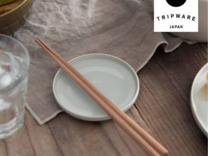 Alternative view of Trip Ware｜美濃燒 再生陶器 淺圓盤 (水釉藍)