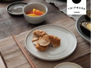 Trip Ware|美濃燒 再生陶器 淺圓盤 (經典白)