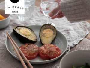 Trip Ware|美濃燒 再生陶器 深圓盤 (水釉藍)