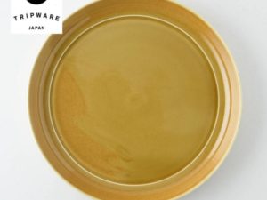 Alternative view of Trip Ware｜美濃燒 再生陶器 深圓盤 (焦糖棕)