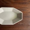 Ancient Pottery｜古陶 美濃燒 八角長盤 (復古白)