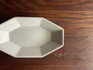 Ancient Pottery｜古陶 美濃燒 八角長盤 (復古白)