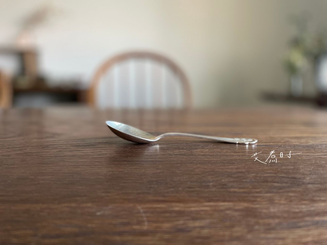 北歐老件|古董銀孔洞飾紋14.7cm 肉湯勺:圖片 2
