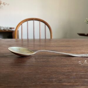 北歐老件|古董銀17.6cm造型餐勺