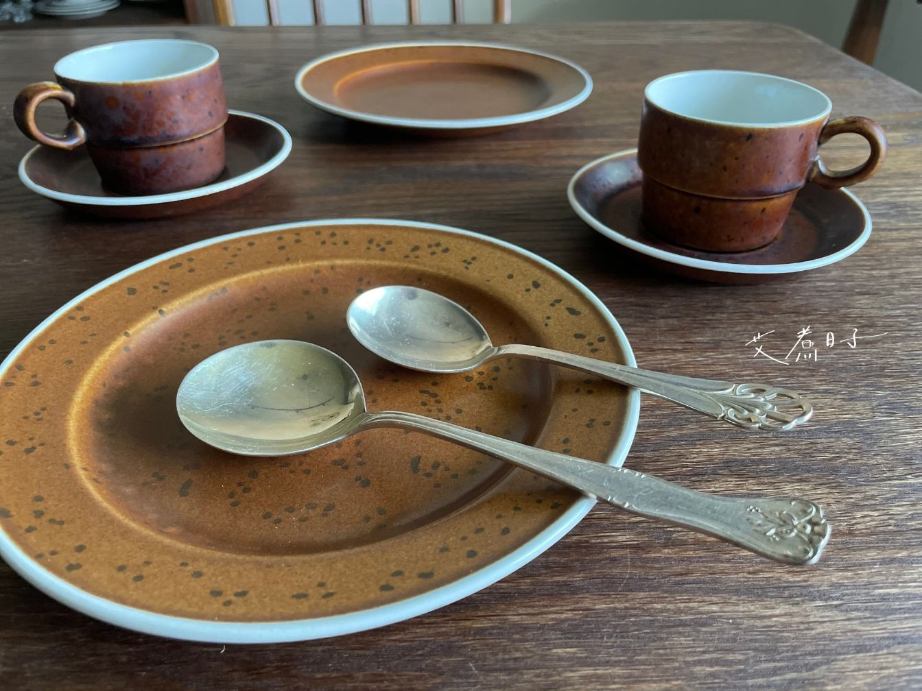 北歐老件|古董銀孔洞飾紋14.7cm 肉湯勺:圖片 5