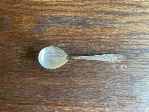 Alternative view of 北歐老件｜古董銀17.2cm造型飾紋餐勺