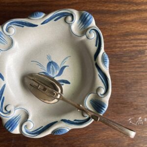 Alternative view of 北歐老件|古董銀點心20cm夾匙/分餐勺