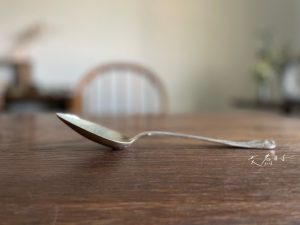 Alternative view of 北歐老件｜古董銀特殊飾紋20~22.3cm分餐勺