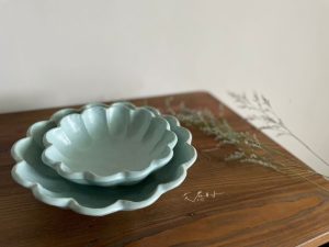 小兵|日本製 21.5cm 粉引花缽 (空練)(獨立盒裝)