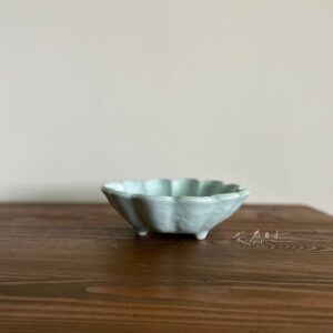 小兵|日本製 16.5cm 粉引花缽 (空練)