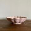 小兵｜日本製 21.5cm 粉引花缽 (桃煉)