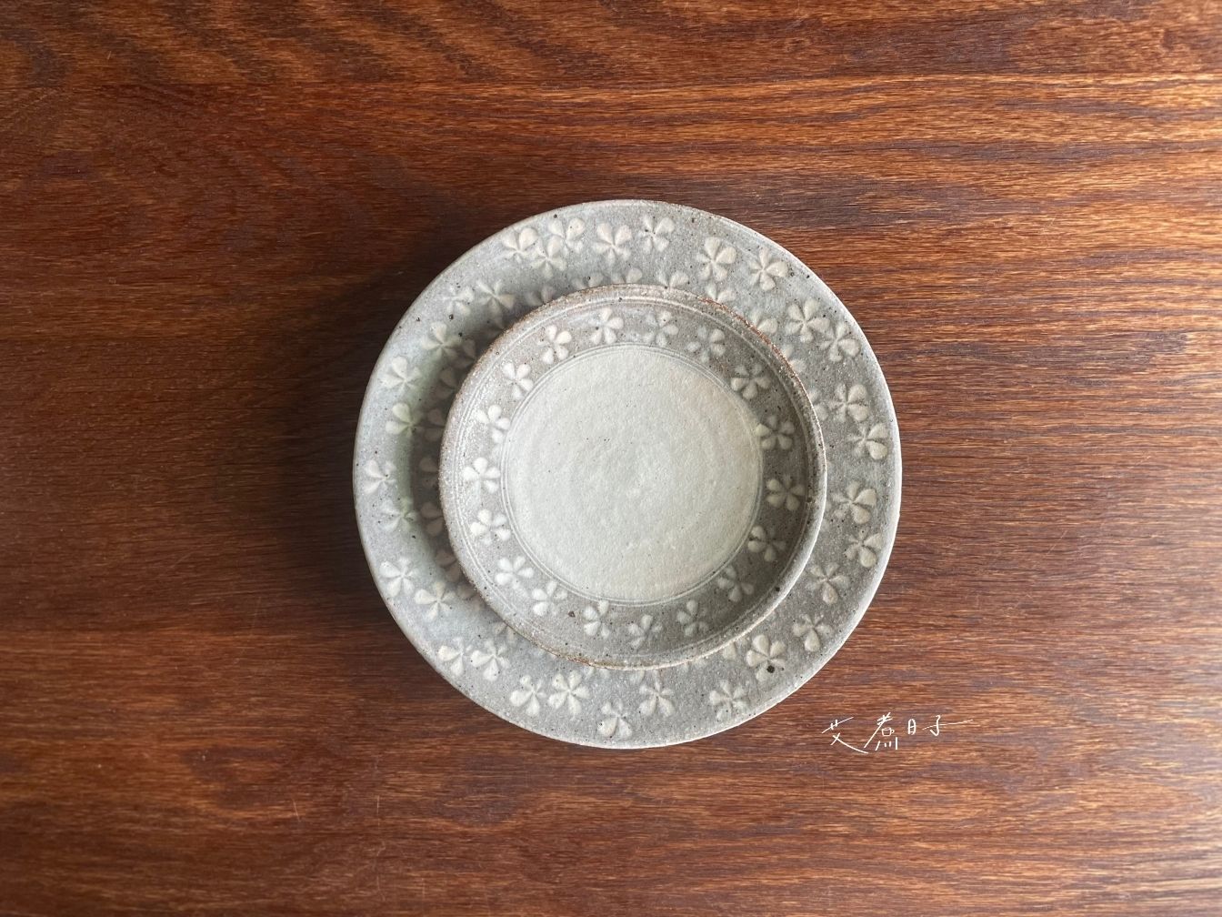 Mishima|三島花紋 日本工匠手作 圓盤:圖片 2