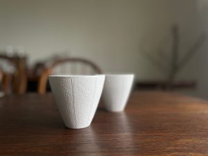 Cierto｜美濃燒 釉線馬克杯 - 粗糙白