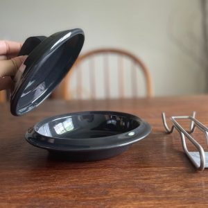 Alternative view of Ovject｜日本製 多用途 琺瑯鍋蓋(餐盤)組 - 18cm淺鍋