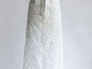 Alternative view of Horn Please｜印度手工 voile紗 純棉 刺繡圍裙 (清爽藍)