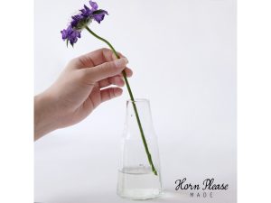 Horn Please｜越南手工 再生玻璃 裝飾小花器 III