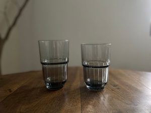 DuraTuff ｜葡萄牙製 質感鐵灰 日常玻璃杯 - 長型