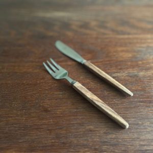北歐老件|Rostfritt stål 不鏽鋼 刀叉組 (一刀一叉兩件組)