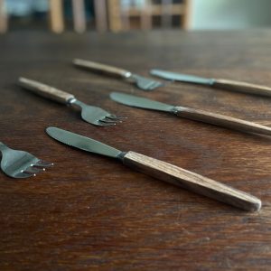 Alternative view of 北歐老件|Rostfritt stål 不鏽鋼 刀叉組 (一刀一叉兩件組)