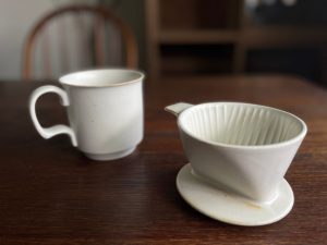 Ancient Pottery｜古陶 美濃燒 咖啡濾杯 (復古白)