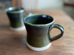 Alternative view of Heuge｜美濃燒 工匠手作 馬克杯 - 織部綠