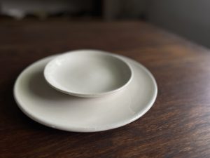 Heuge|美濃燒 工匠手作 圓皿 - 志野白:圖片 4