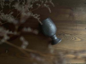 Alternative view of Hechimon ｜信樂燒 工匠手作 陶高腳杯 - Lager深型