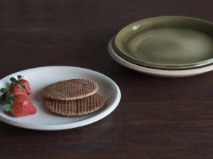 Pita｜4th market 圓皿 - 溫潤白