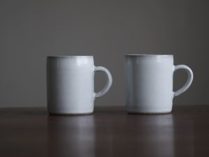 殘雪｜平清水燒 青龍窯 馬克杯 (400ml)