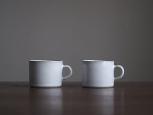 殘雪｜平清水燒 青龍窯 角小馬克杯 (270ml)