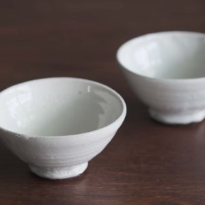 Alternative view of 南窯|工藤工先生 飯碗 - 荒粉引