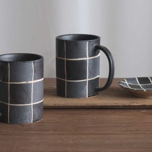 Alternative view of ヤマ兵製陶所｜市松 馬克杯