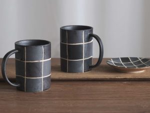 Alternative view of ヤマ兵製陶所｜市松 馬克杯