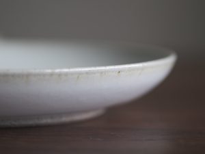 殘雪｜平清水燒 青龍窯 残雪皿