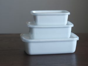 野田琺瑯|【WhiteSeries】深型 シール蓋付