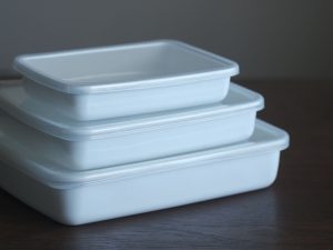 Alternative view of 野田琺瑯｜【WhiteSeries】淺型 シール蓋付