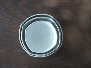 殘雪｜平清水燒 青龍窯 残雪角小鉢